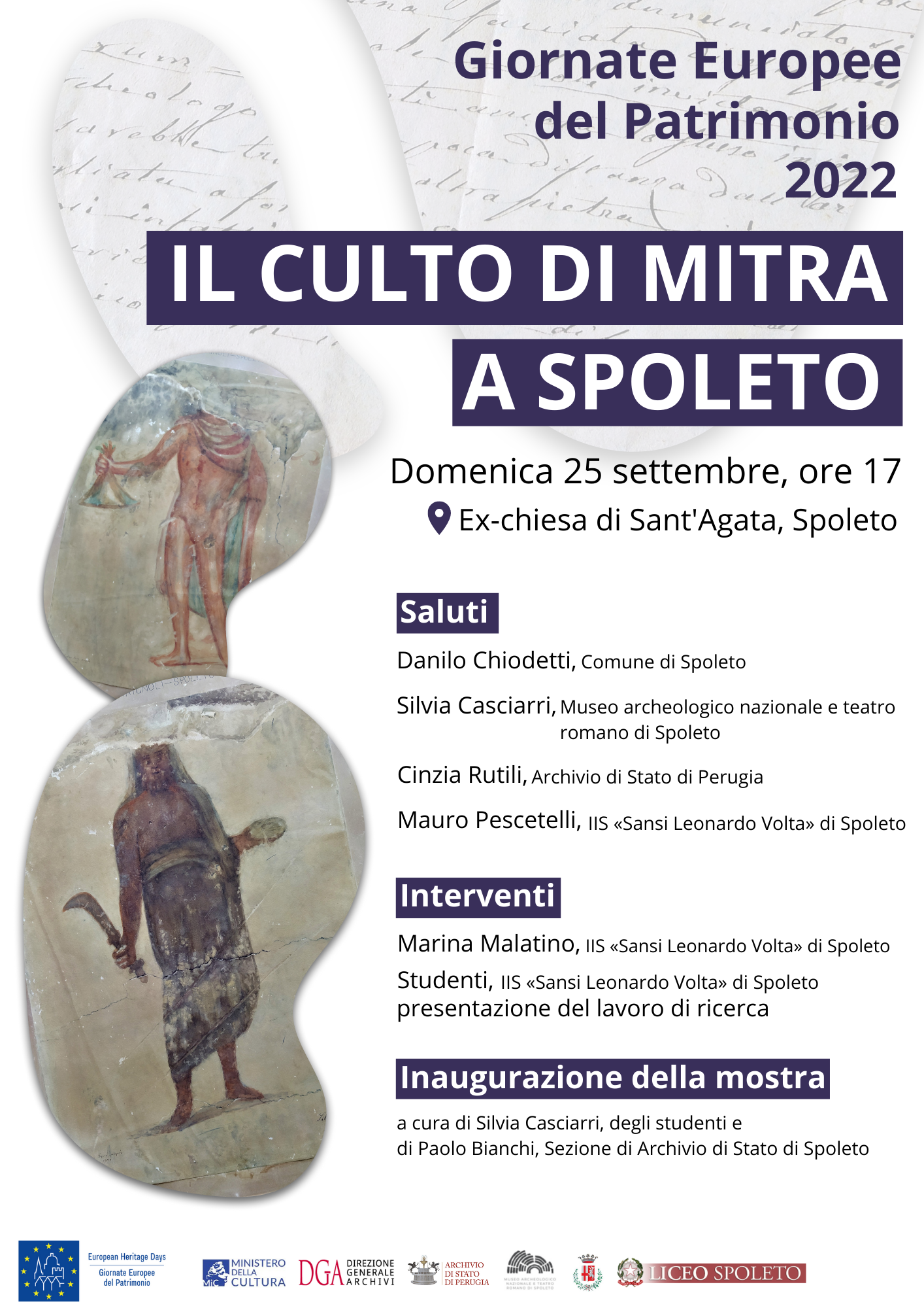 Giornate europee del patrimonio. Il culto di Mitra a Spoleto